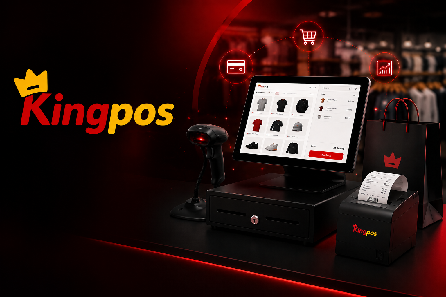 KING POS POS Dashboard